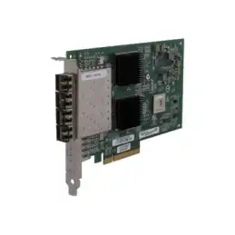 HPE StoreFabric 84Q - Adaptateur de bus hôte - PCIe 2.0 x4 - PCIe x8 profil bas - 8Gb Fibre Channel x 4 (P9D91A)_1